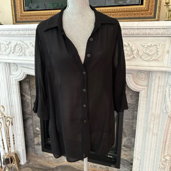 Black Oversize Shirt - Picture 1 of 2